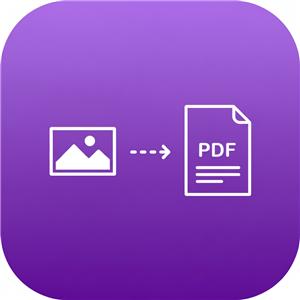 PNG to PDF converter icon - convert PNG images to PDF